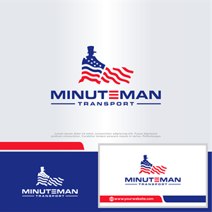 Logo Design by win it for Minuteman Transport Inc. | Design: #34528052