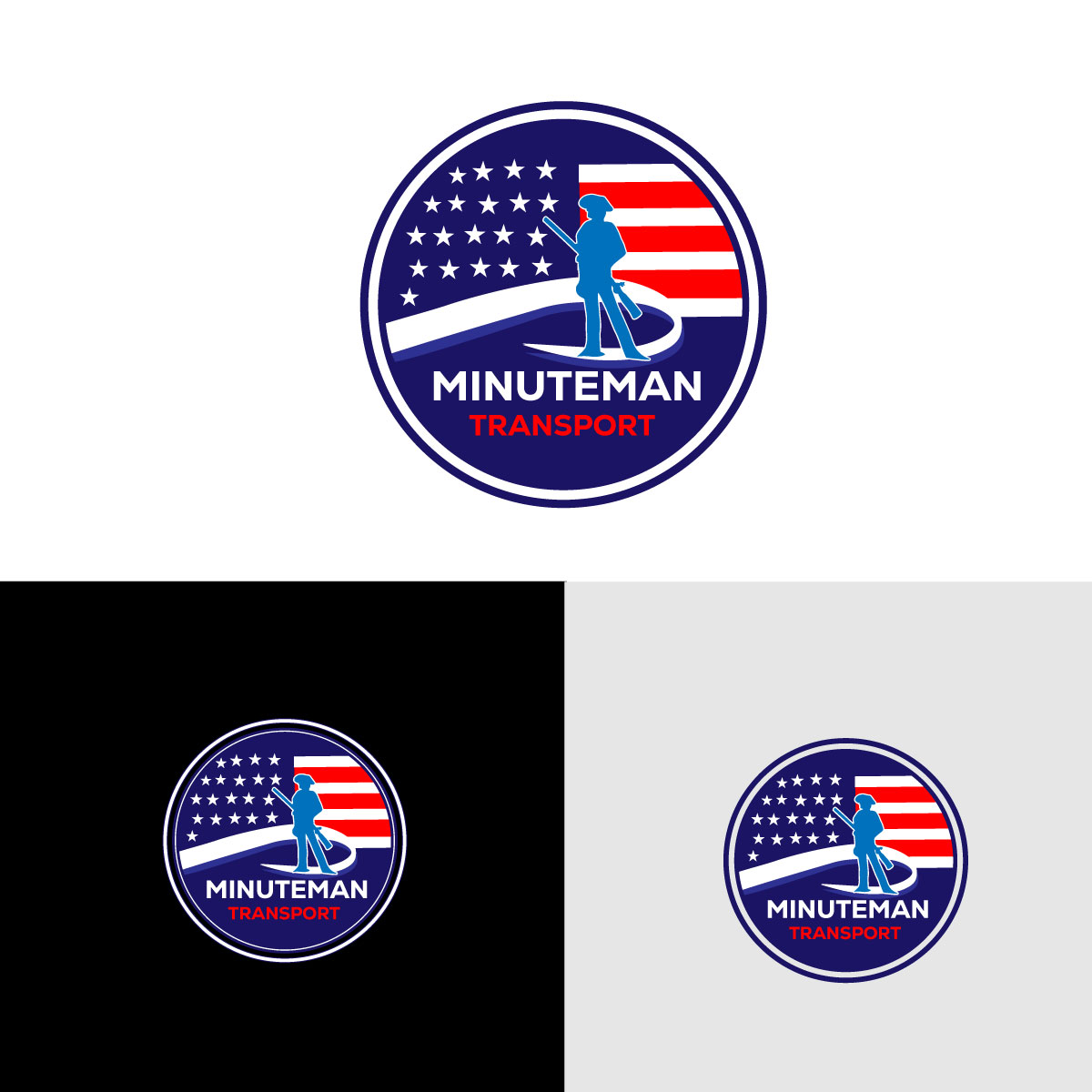 Logo Design by Dhimant Maloo for Minuteman Transport Inc. | Design #34535510