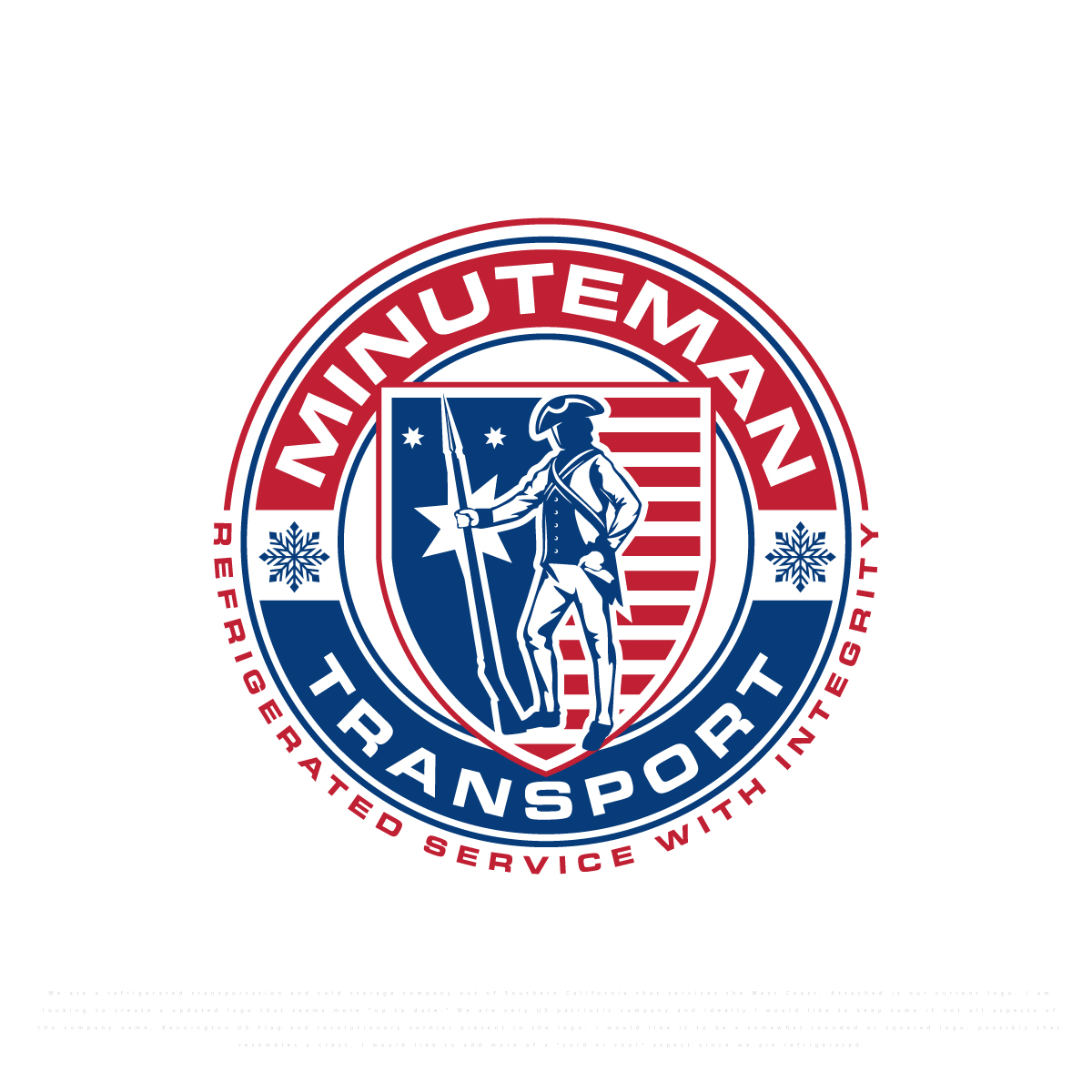 Logo Design by Dhimant Maloo for Minuteman Transport Inc. | Design #34535512