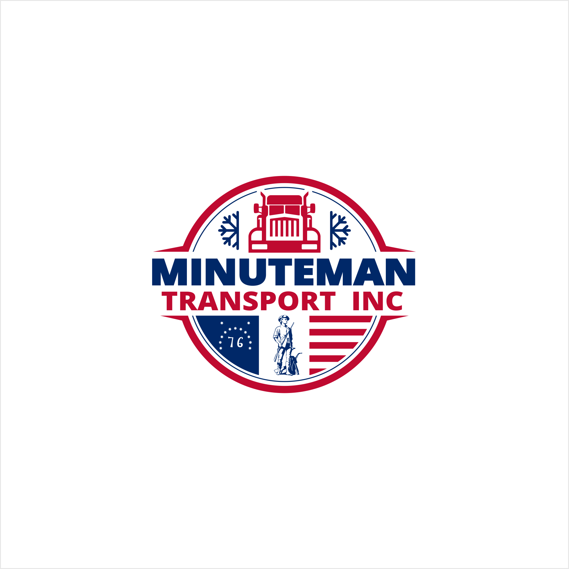 Logo Design by kolevvp for Minuteman Transport Inc. | Design #34559434
