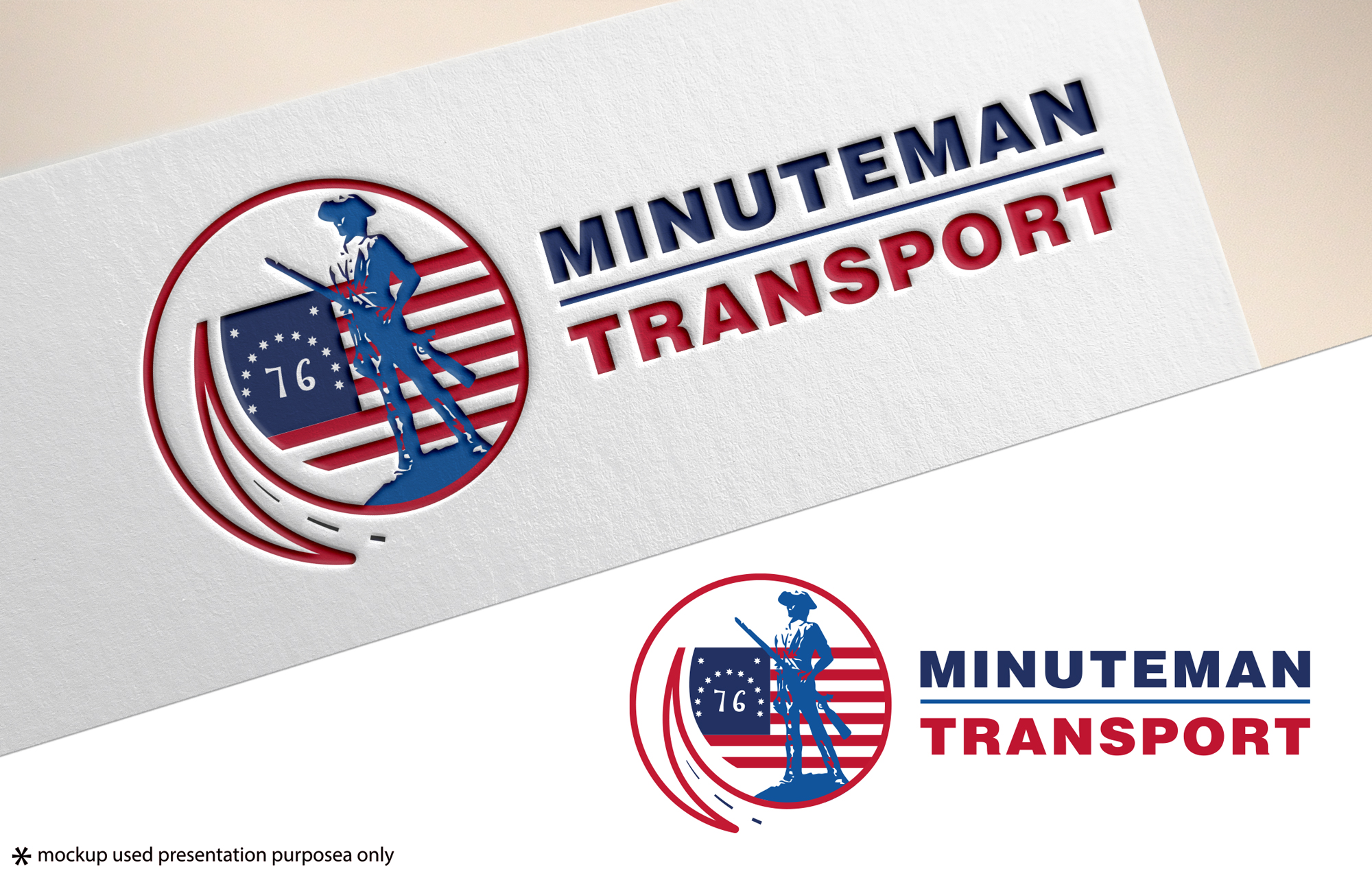 Diseño de Logo por Rubia@ para Minuteman Transport Inc. | Diseño #34532364