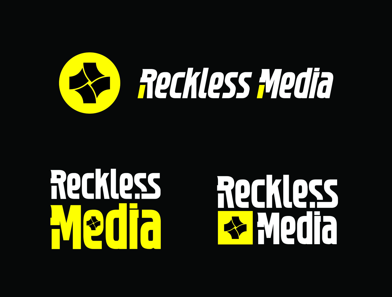 Logo Design by Bakuta Design for Reckless Media | Design #34556155