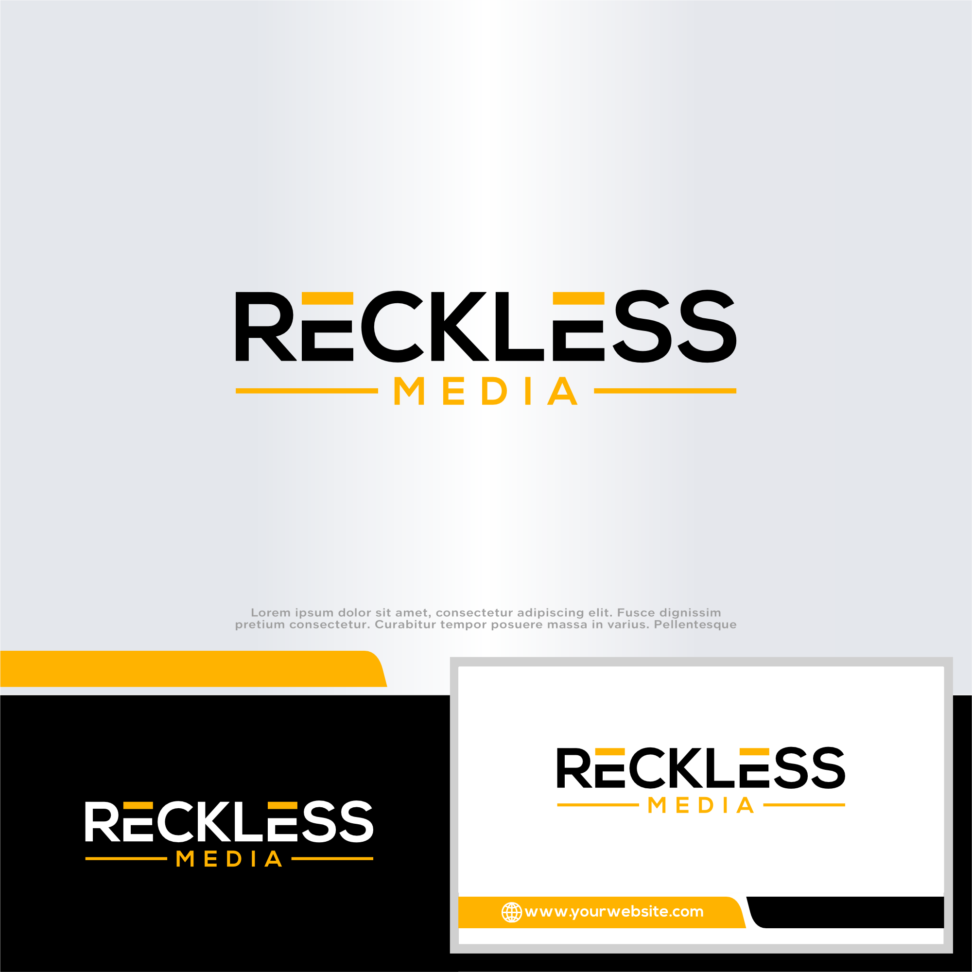 Logo Design by win it for Reckless Media | Design #34528512