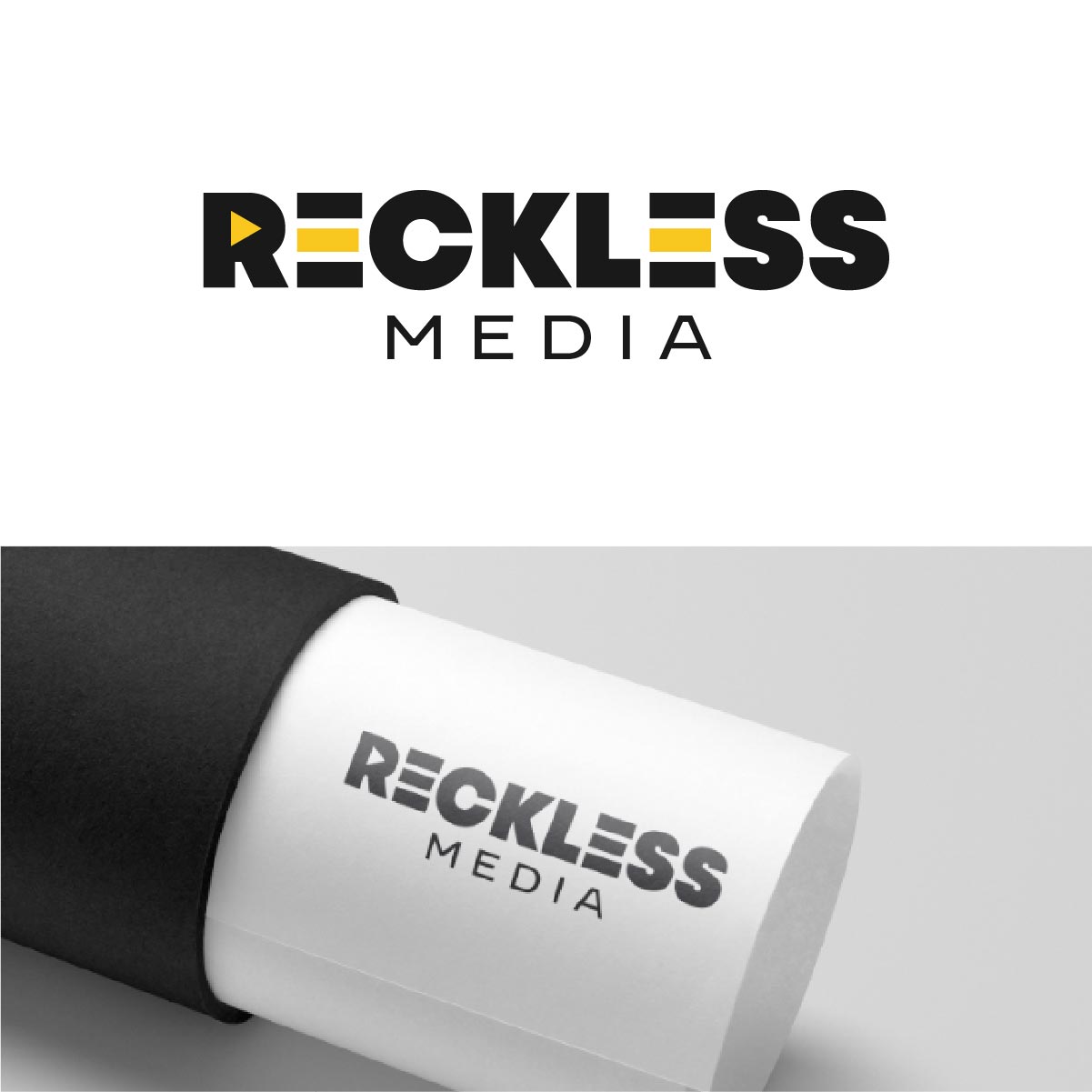 Logo Design by fly  design for Reckless Media | Design #34529419
