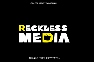 Logo Design by KREATIVE S - LOGO DESIGN for Reckless Media | Design: #34550849