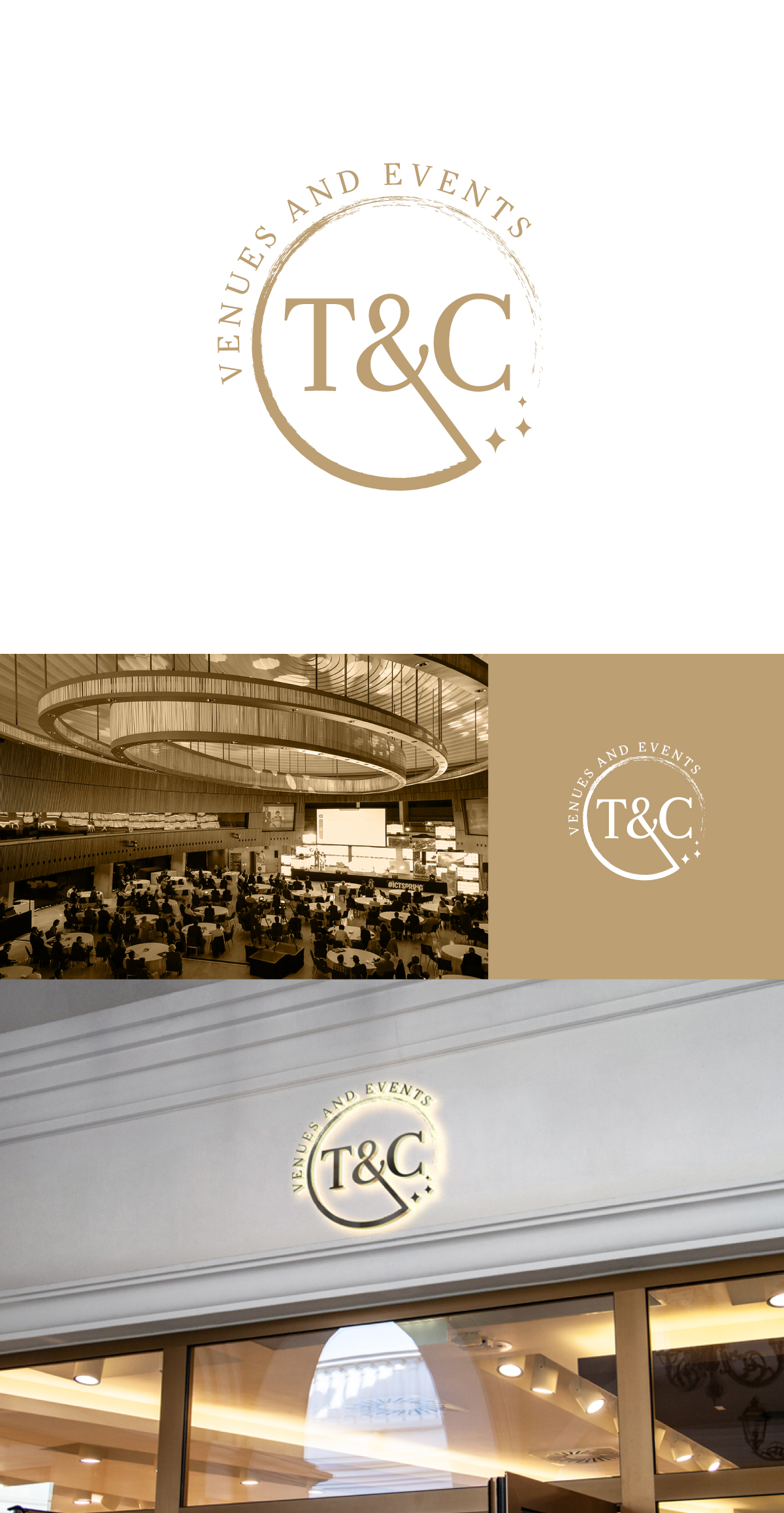 Logo Design by apik. for T&C Venues  | Design #34524984