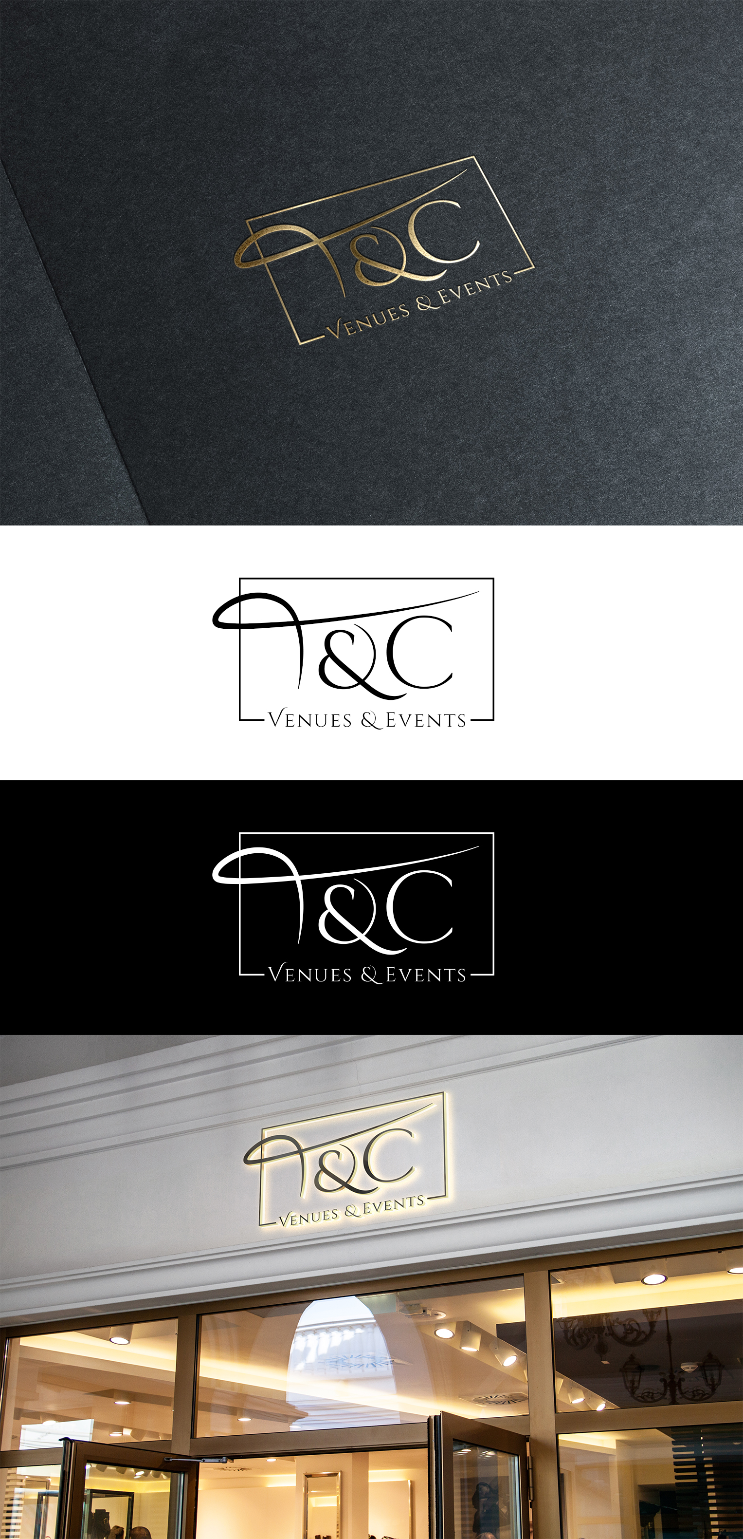 Logo Design by Soonia for T&C Venues  | Design #34526983