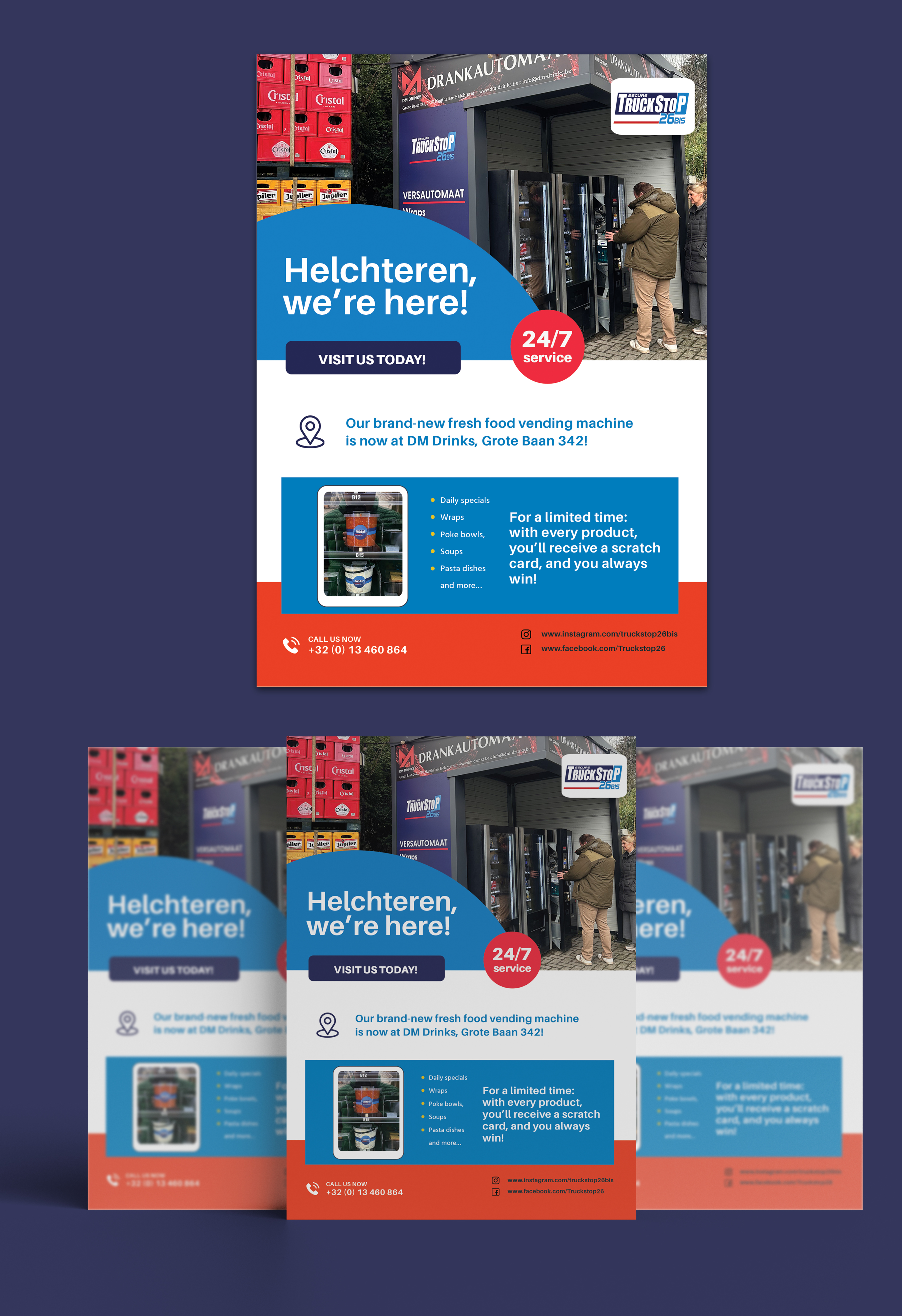 Flyer Design by Osama Soliman for Truckstop 26Bis BV | Design #34566681