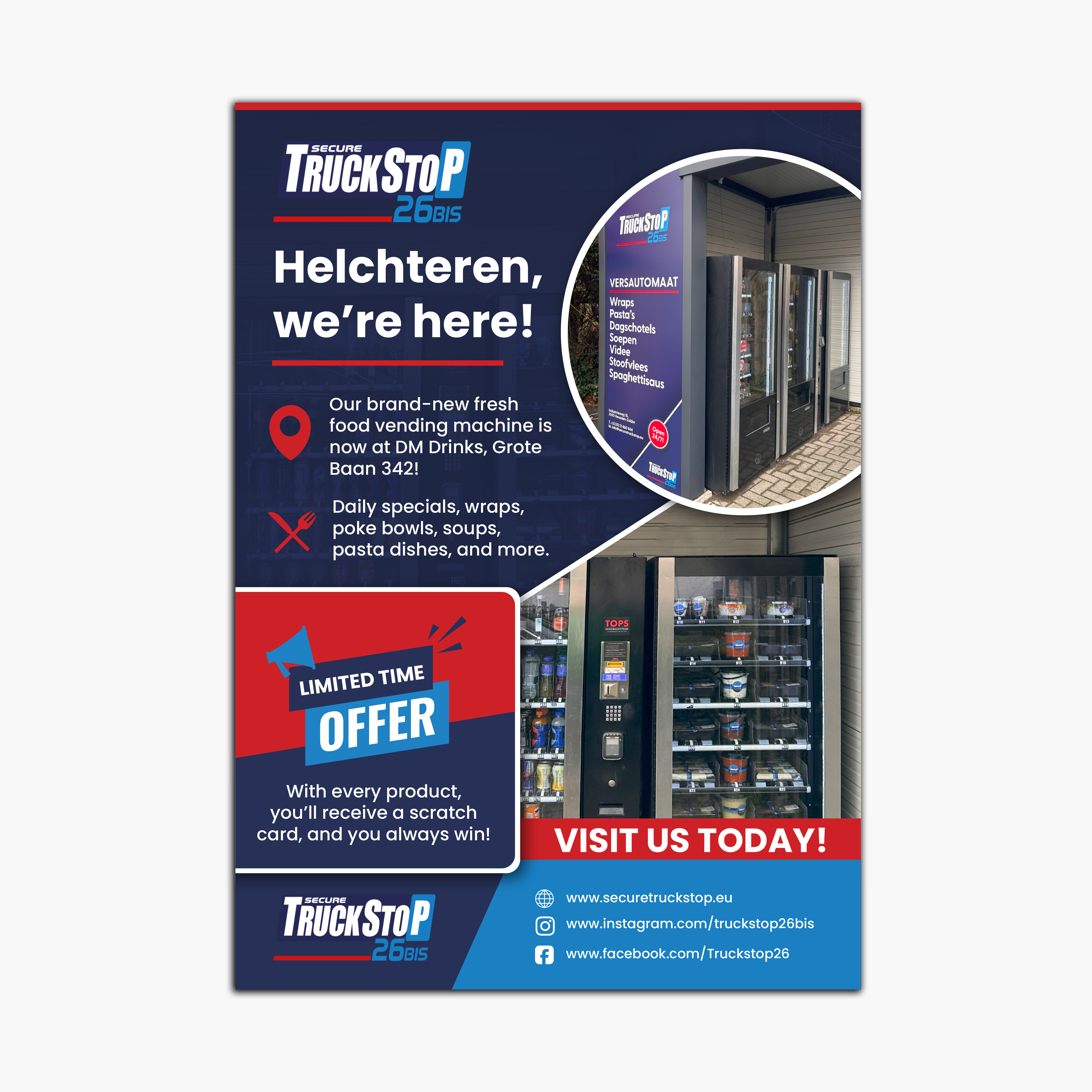 Flyer Design by Design Grind for Truckstop 26Bis BV | Design #34563507