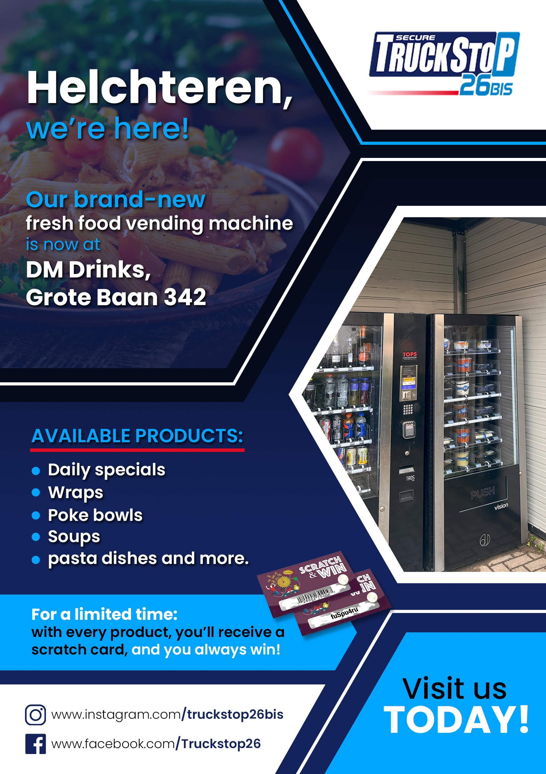 Flyer Design by Krold IT Solutions for Truckstop 26Bis BV | Design #34532434