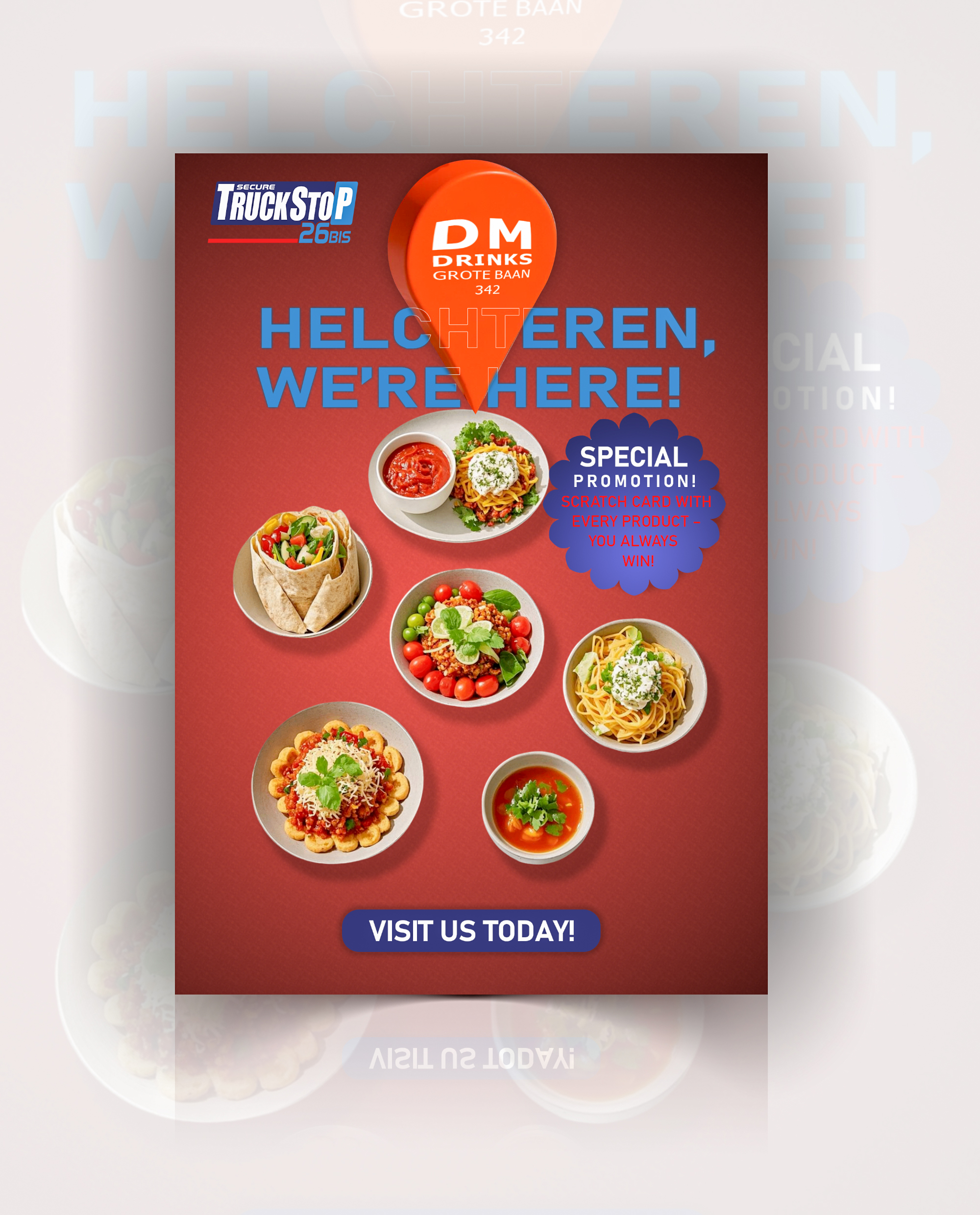 Flyer Design by shakibali for Truckstop 26Bis BV | Design #34540038