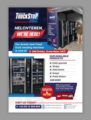 Flyer-Design von debdesign für Truckstop 26Bis BV | Design: #34526475
