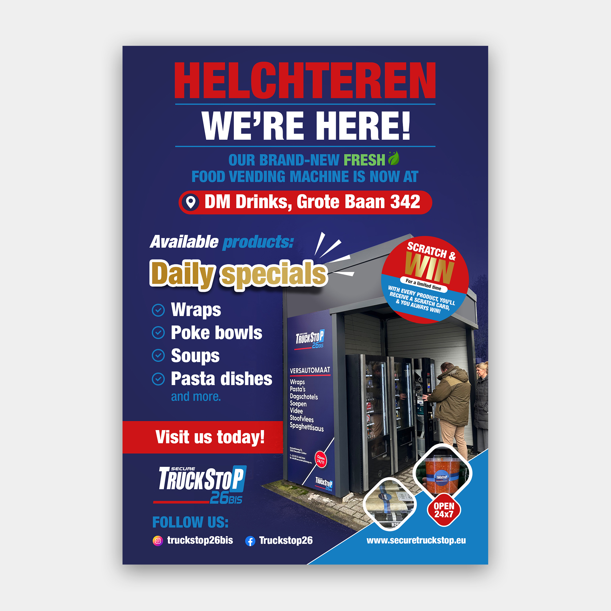 Design de Flyer par debdesign pour Truckstop 26Bis BV | Design #34527024