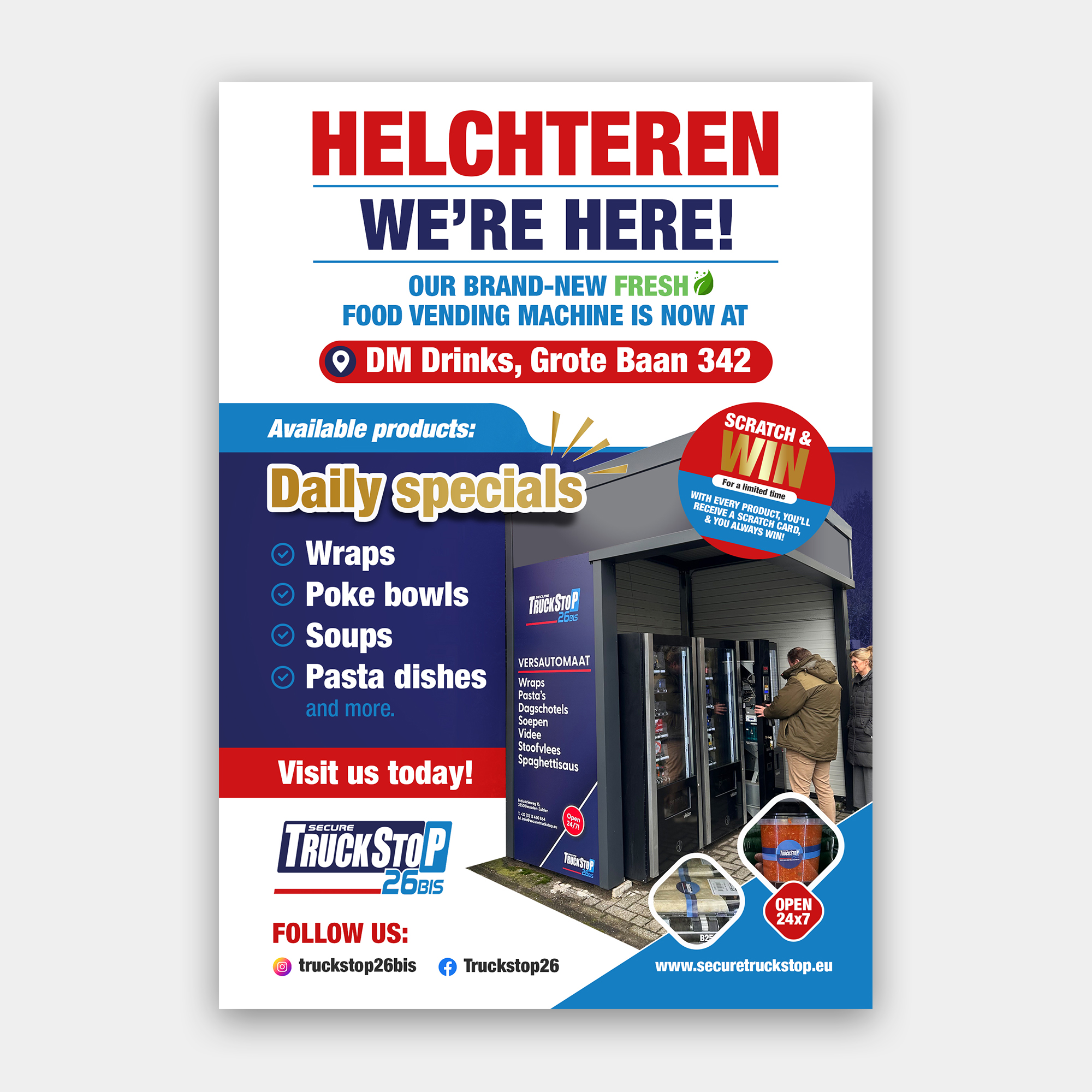 Design de Flyer par debdesign pour Truckstop 26Bis BV | Design #34527025
