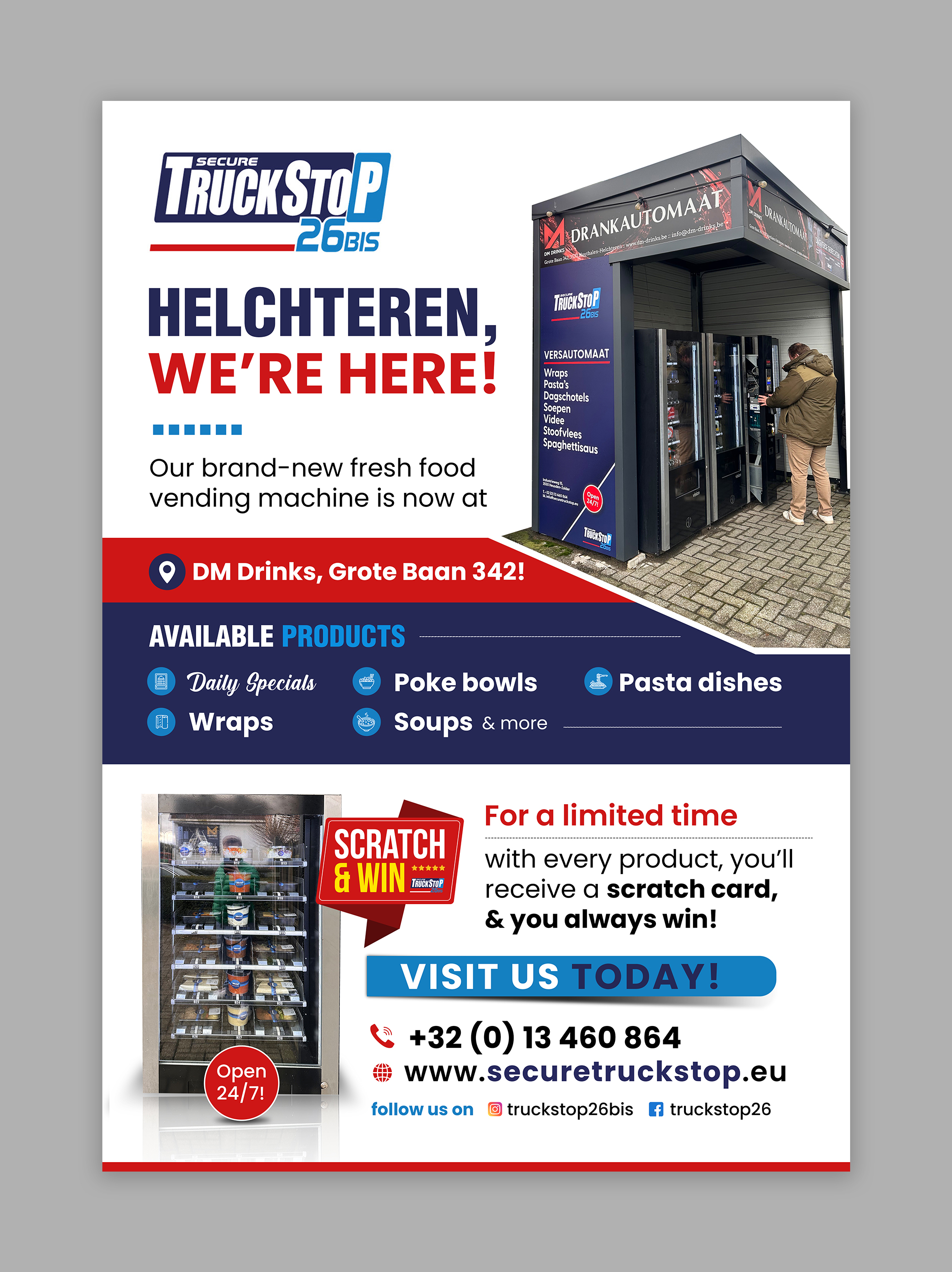 Design de Flyer par debdesign pour Truckstop 26Bis BV | Design #34527472