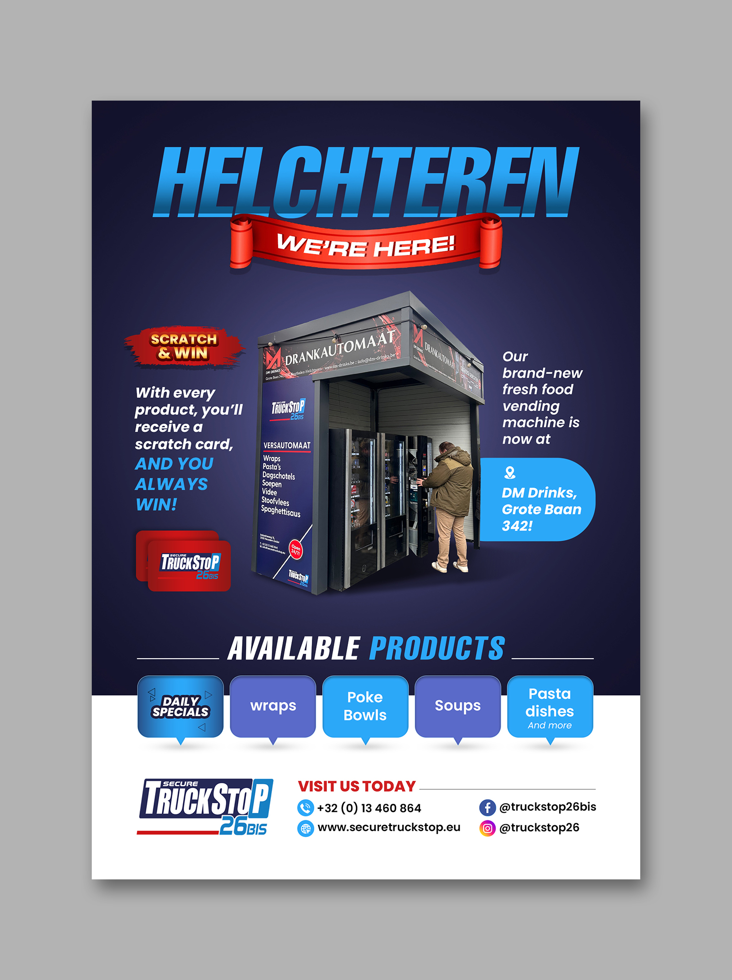 Design de Flyer par debdesign pour Truckstop 26Bis BV | Design #34527852
