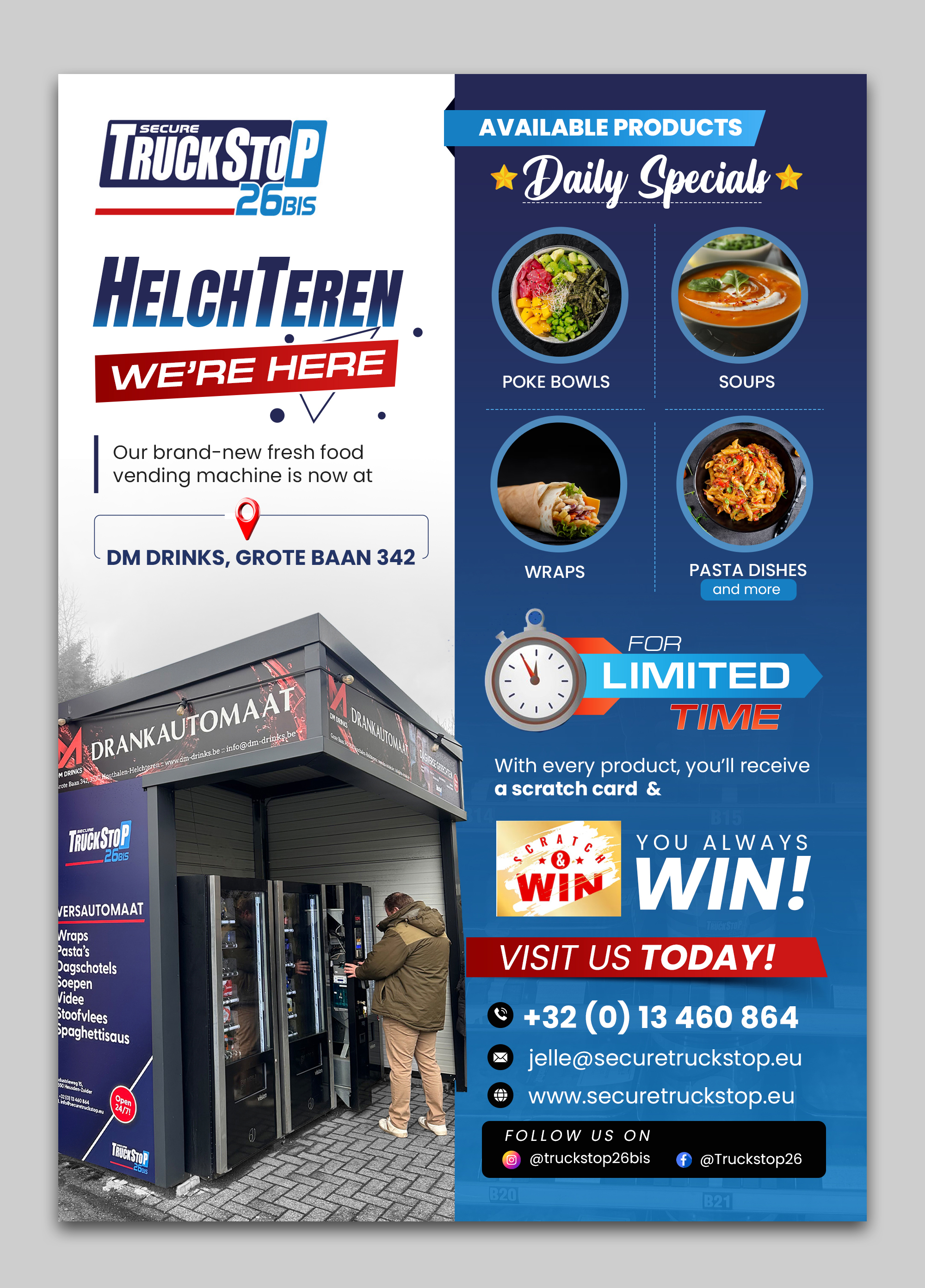 Flyer-Design von debdesign für Truckstop 26Bis BV | Design #34528100