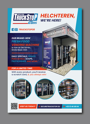 Flyer-Design von saurov für Truckstop 26Bis BV | Design: #34525151