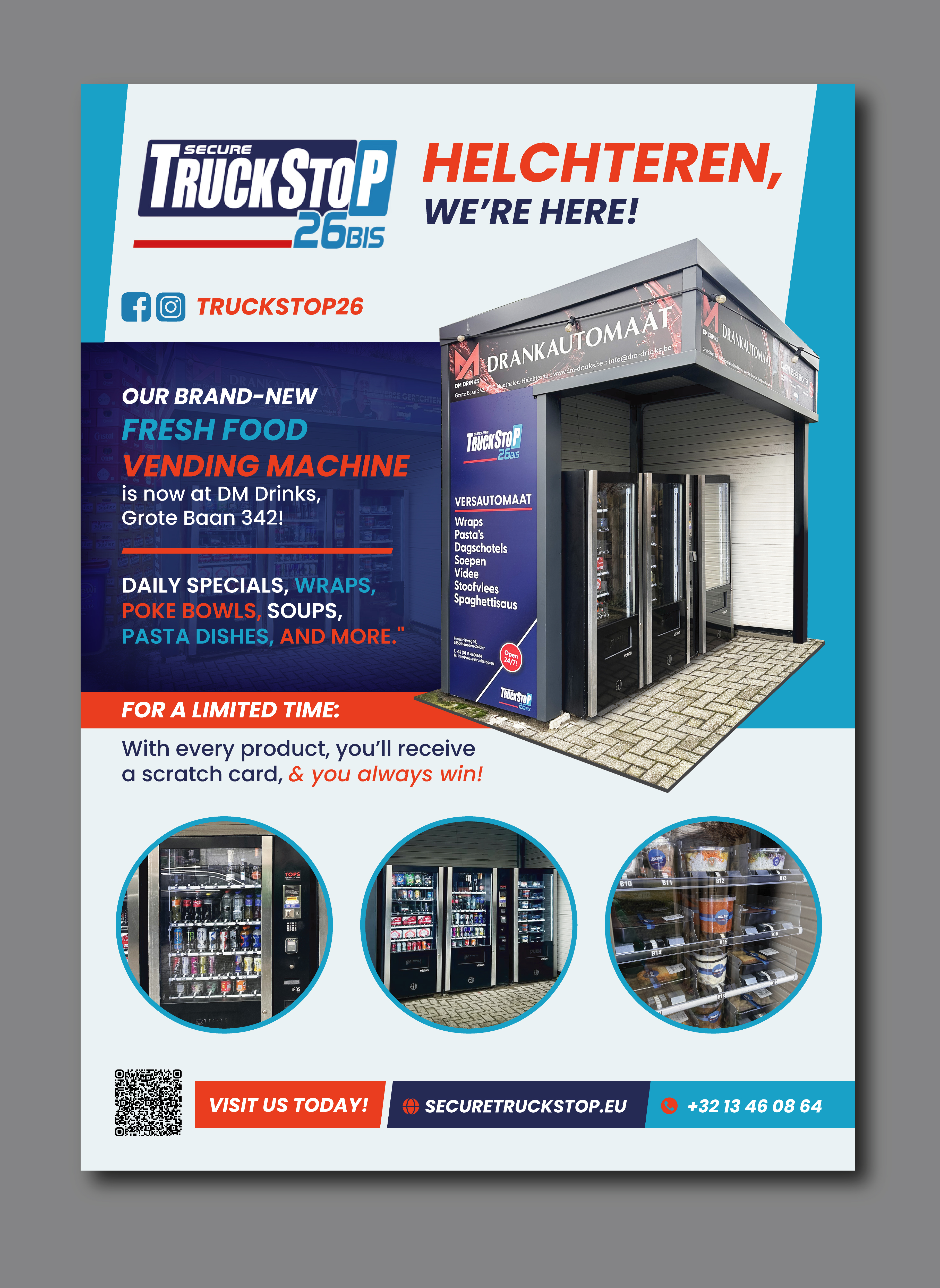 Flyer Design by saurov for Truckstop 26Bis BV | Design: #34526502