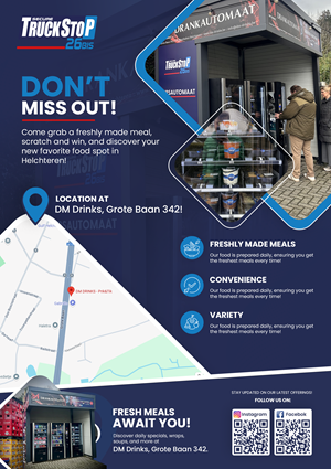 Flyer-Design von nzdesigners für Truckstop 26Bis BV | Design: #34540973