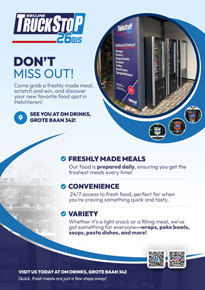 Flyer-Design von nzdesigners für Truckstop 26Bis BV | Design: #34540983