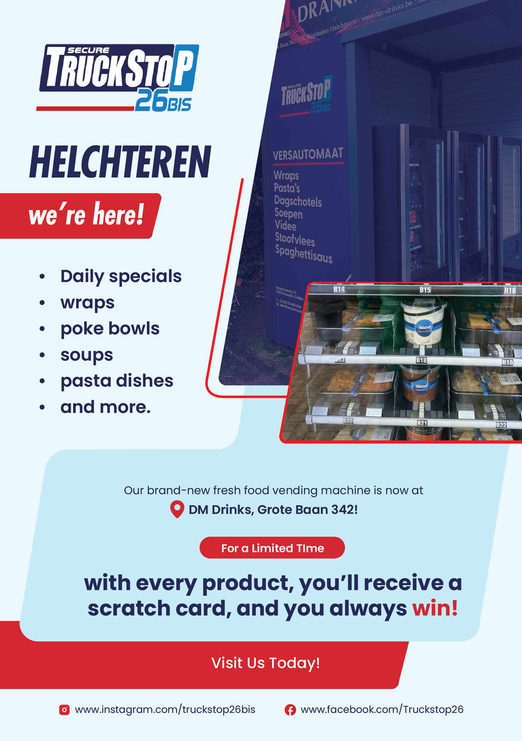 Flyer Design by Maxo-Biz for Truckstop 26Bis BV | Design #34536106