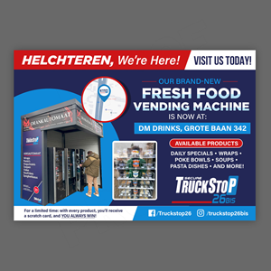 Flyer Design by DA. for Truckstop 26Bis BV | Design: #34539274