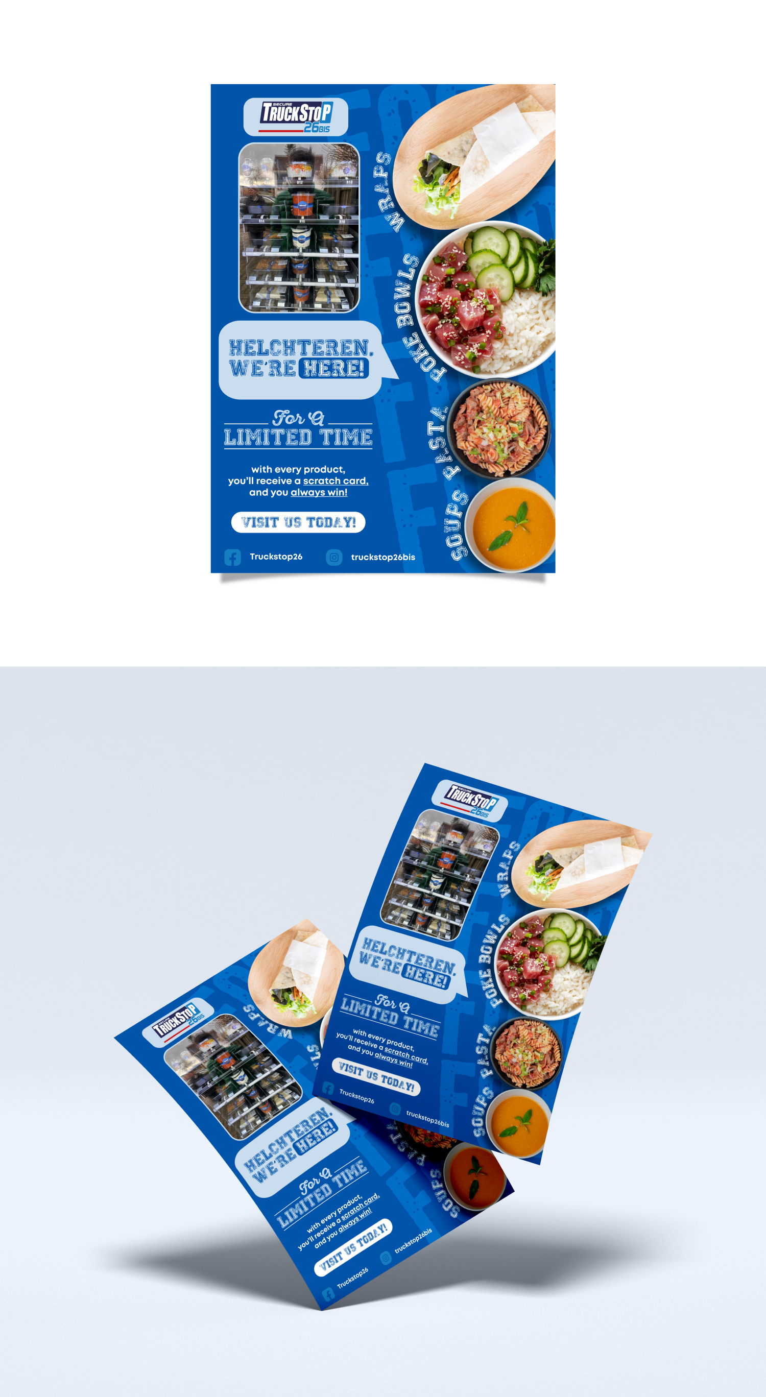 Flyer Design by TheWebD for Truckstop 26Bis BV | Design #34533220