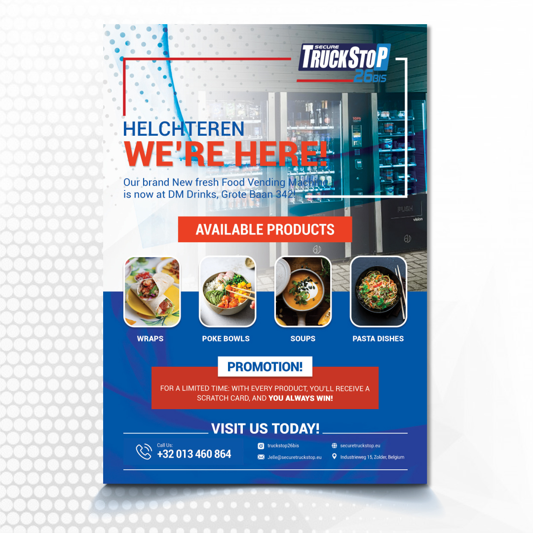 Flyer Design by Tan-D for Truckstop 26Bis BV | Design #34541882