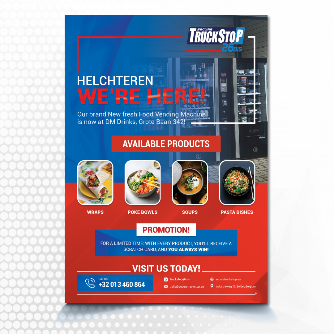 Flyer Design by Tan-D for Truckstop 26Bis BV | Design #34541883