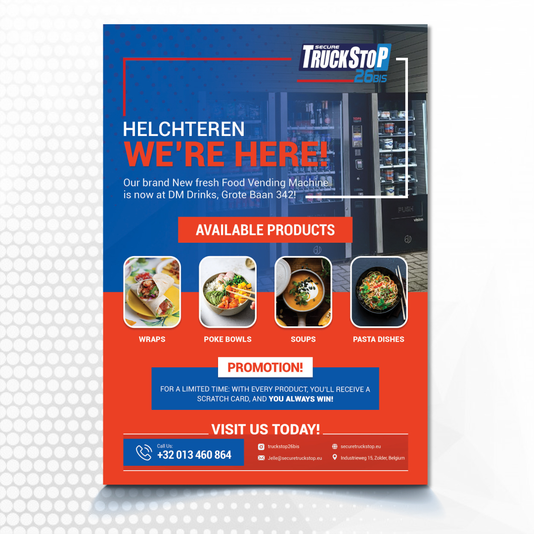 Flyer Design by Tan-D for Truckstop 26Bis BV | Design #34541884