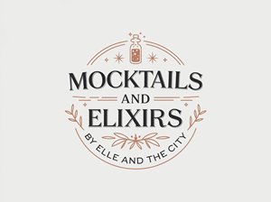 Mocktails and Elixirs by Elle and the City logo