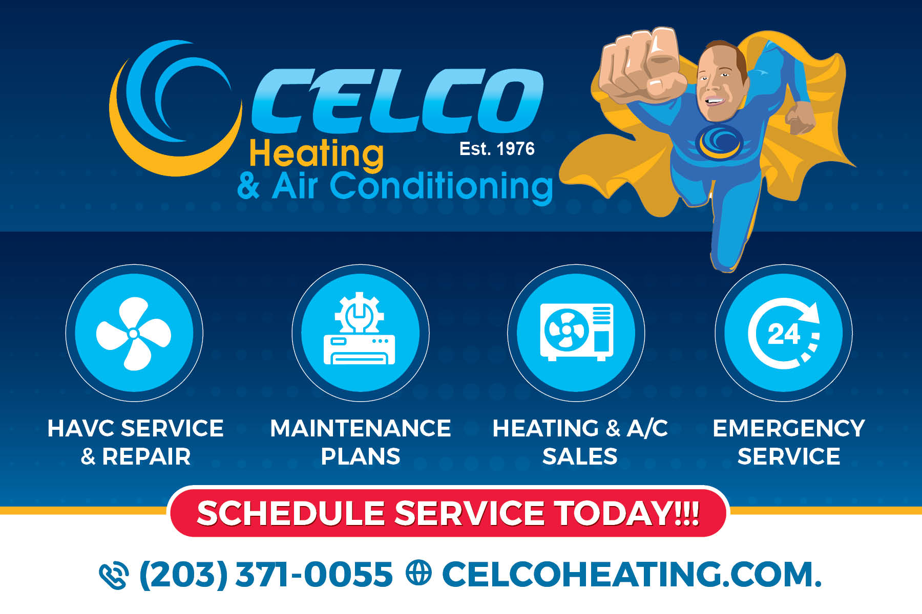 Design Autocollant par rkailas pour Celco Heating and AC | Design #34563455