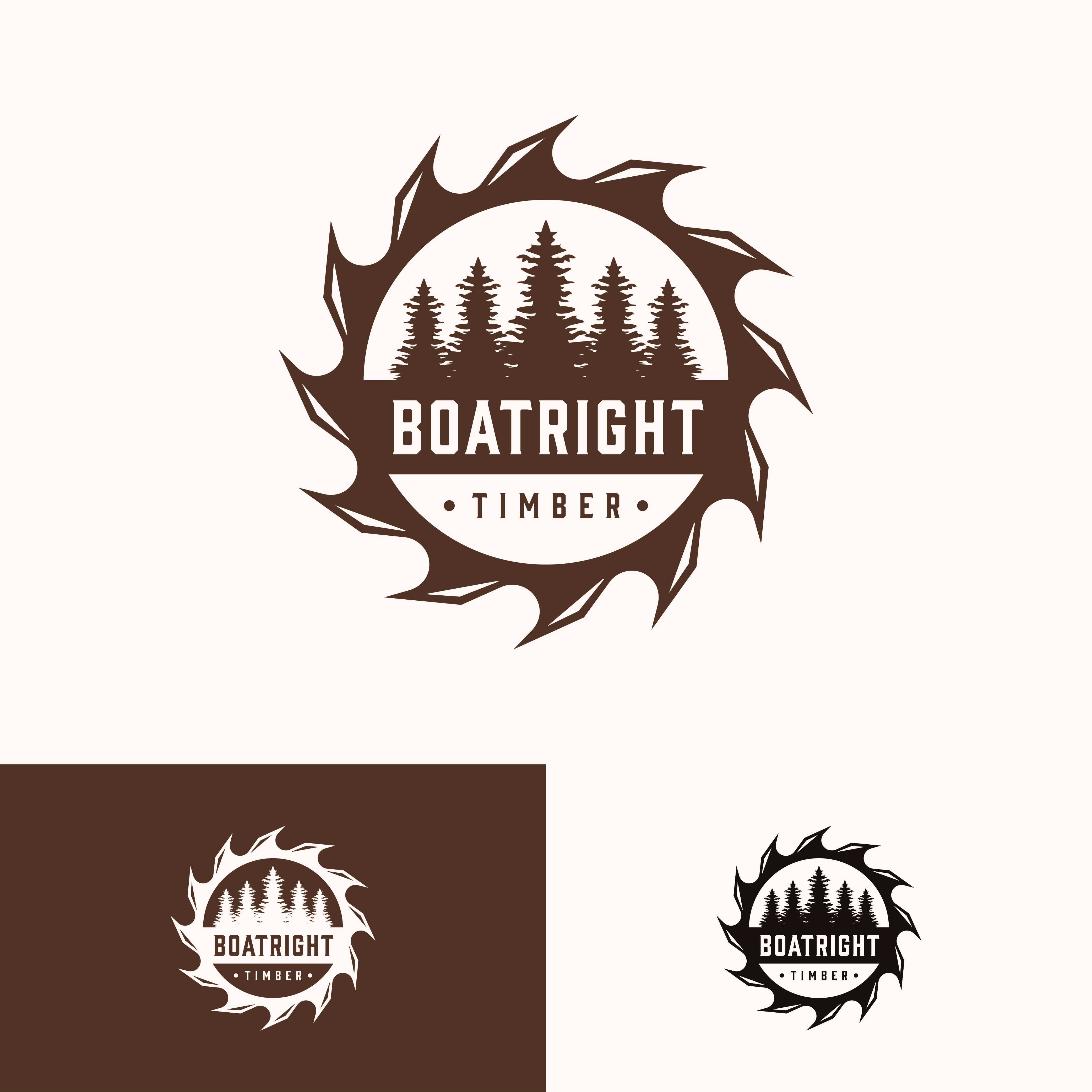 Logo Design by Choiresia.id for Boatright Timber | Design #34642364