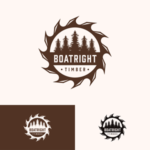 Logo Design by Choiresia.id for Boatright Timber | Design: #34642364