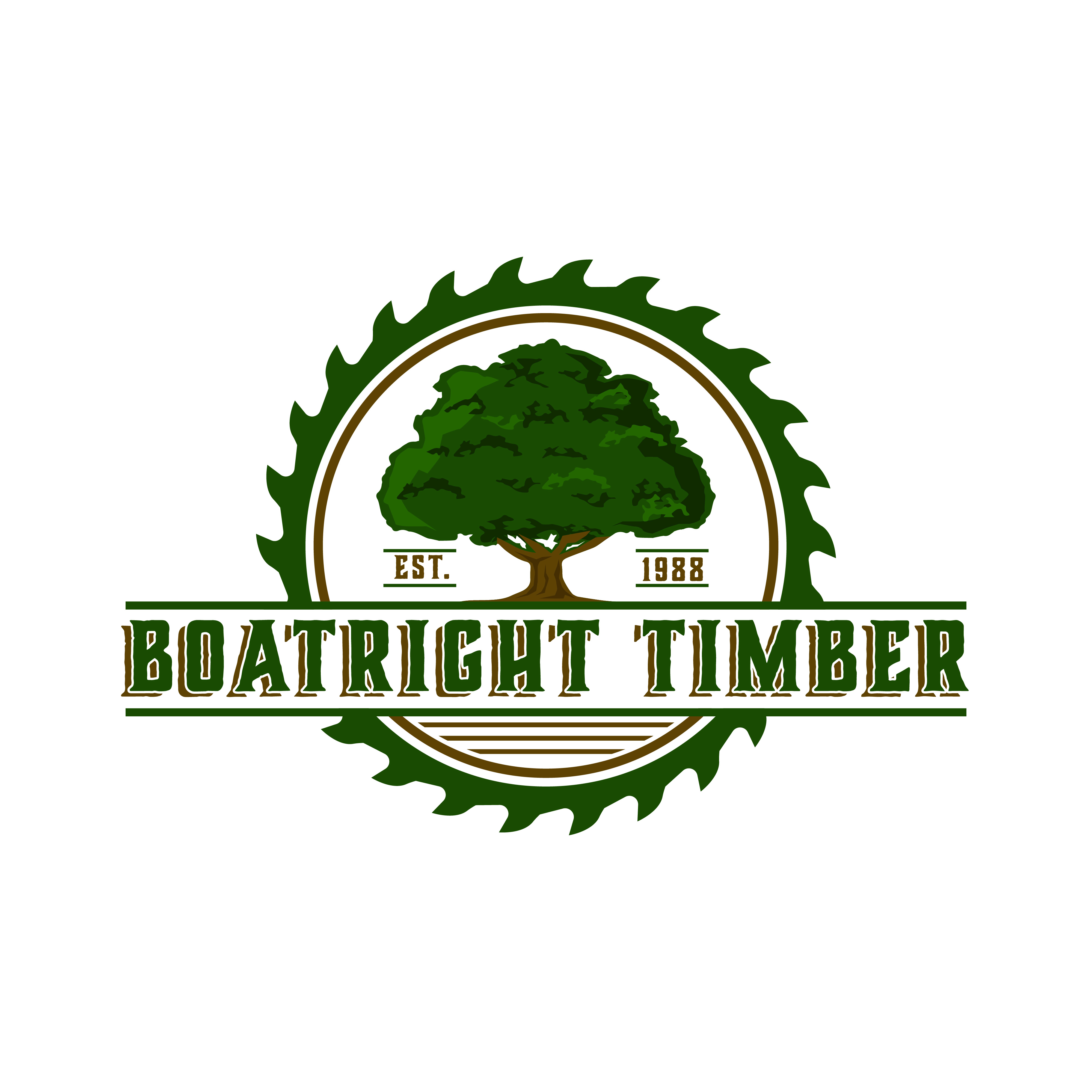 Logo Design by Harold C for Boatright Timber | Design #34586835