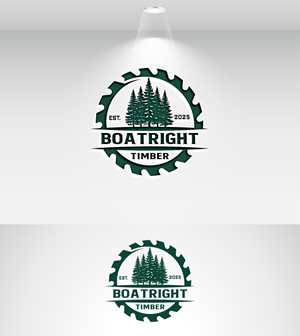 Logo Design by yellowdot for Boatright Timber | Design: #34639641