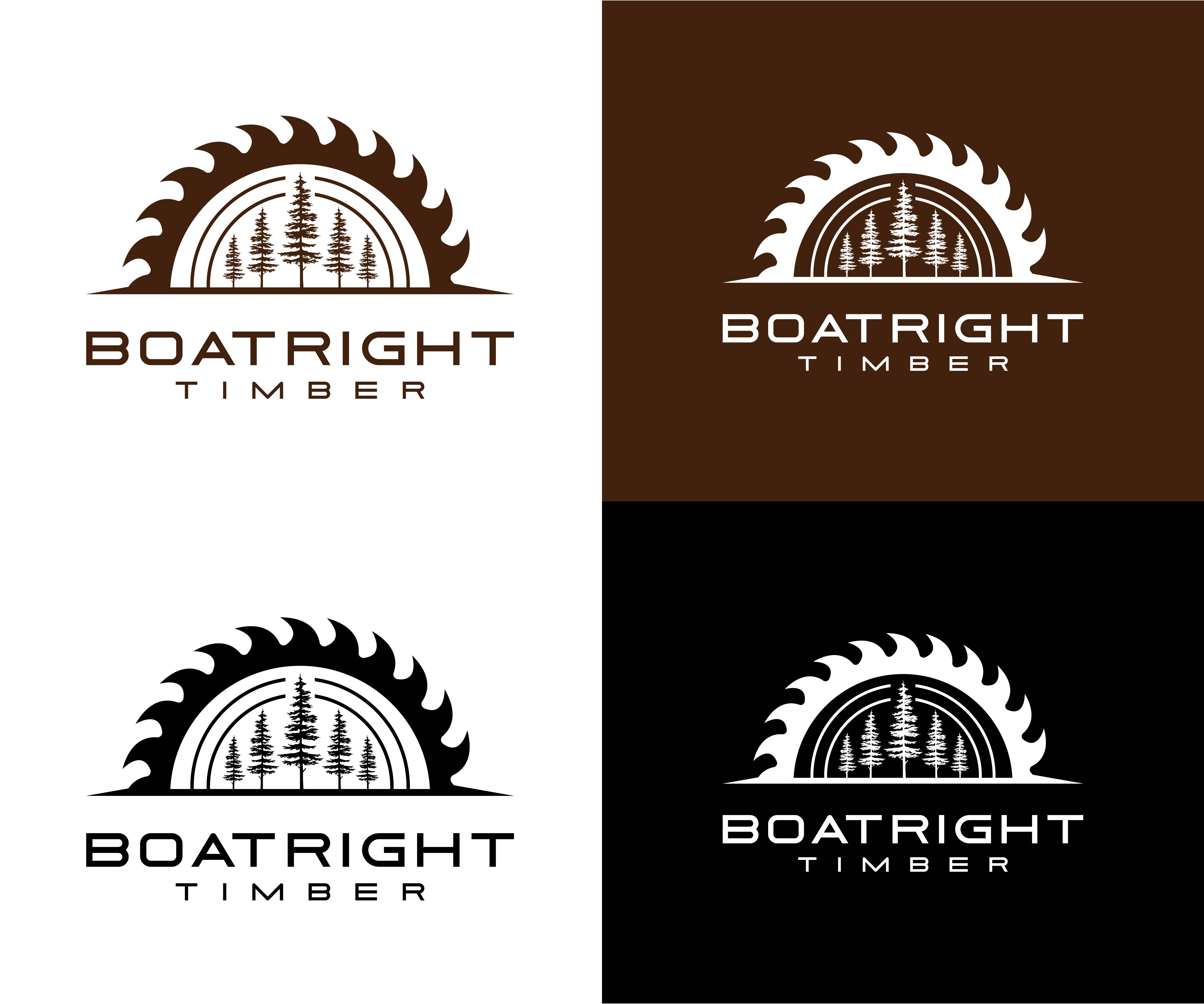 Logo Design by samehfayed for Boatright Timber | Design #34650235