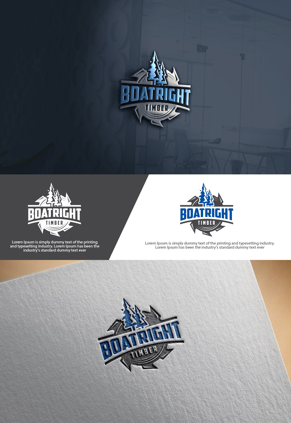 Logo Design by sulemani  creation for Boatright Timber | Design #34648107