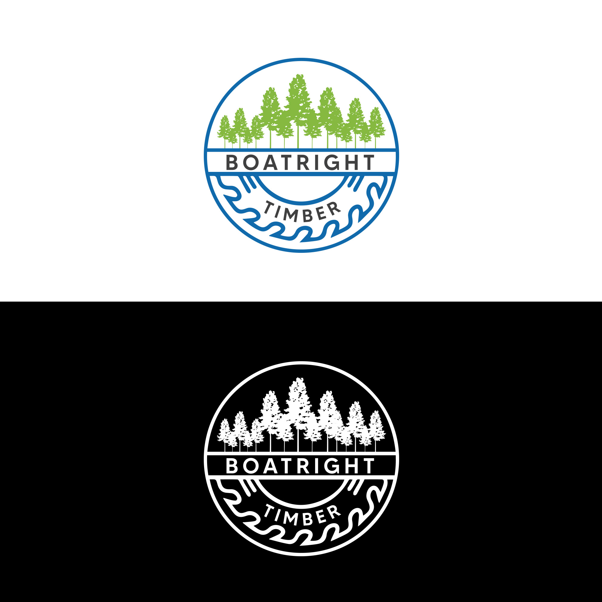 Logo Design by UTlogo for Boatright Timber | Design #34646262