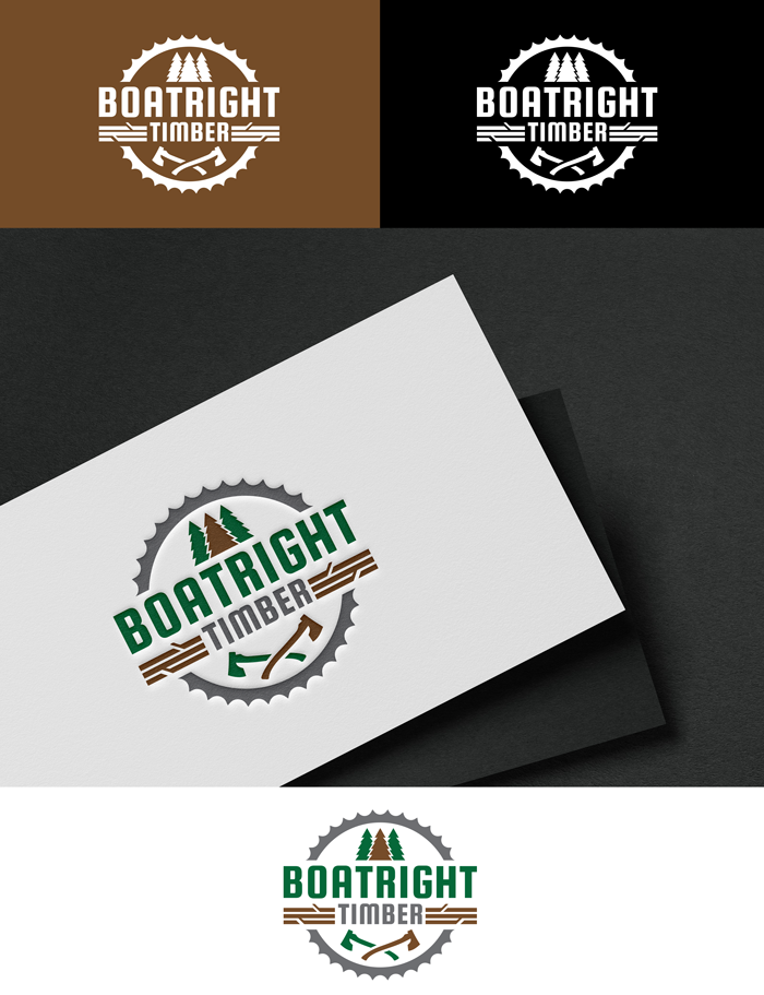 Logo Design by Endyy  for Boatright Timber | Design #34640272