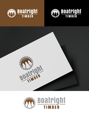Logo Design by Endyy  for Boatright Timber | Design: #34640273