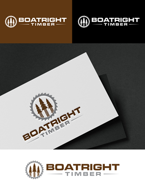 Logo Design by Endyy  for Boatright Timber | Design: #34640274