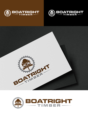 Logo Design by Endyy  for Boatright Timber | Design: #34641934
