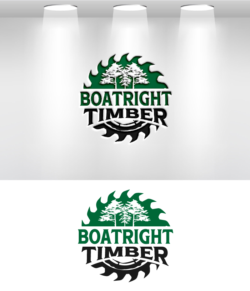 Logo Design by VisionCraft™ for Boatright Timber | Design #34640451