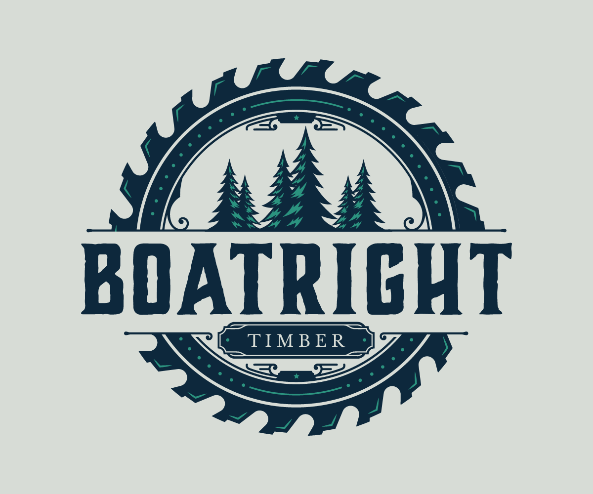 Logo Design by Raoul 2 for Boatright Timber | Design #34644795