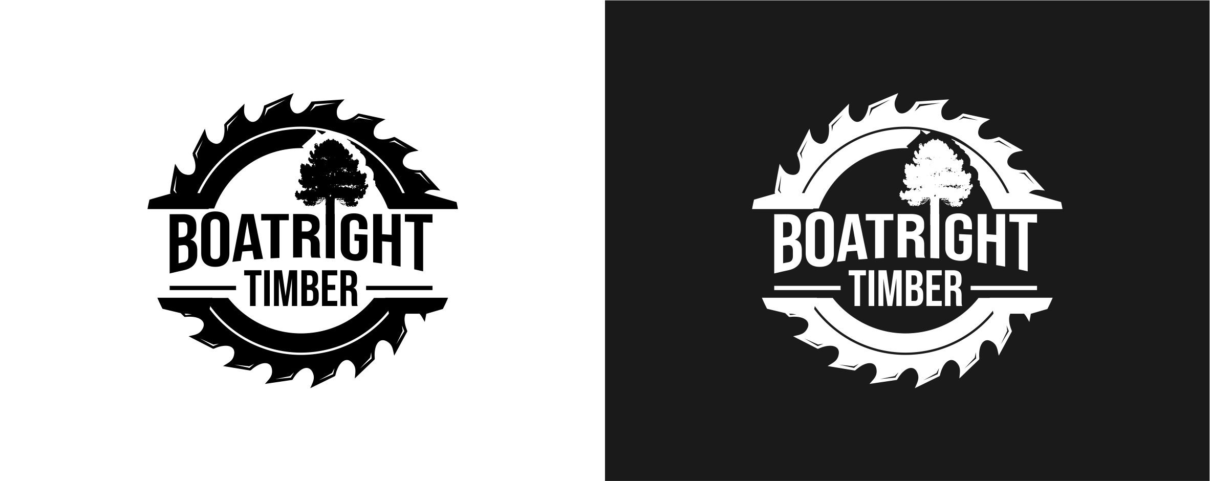 Logo Design by Graphic Media for Boatright Timber | Design #34646887
