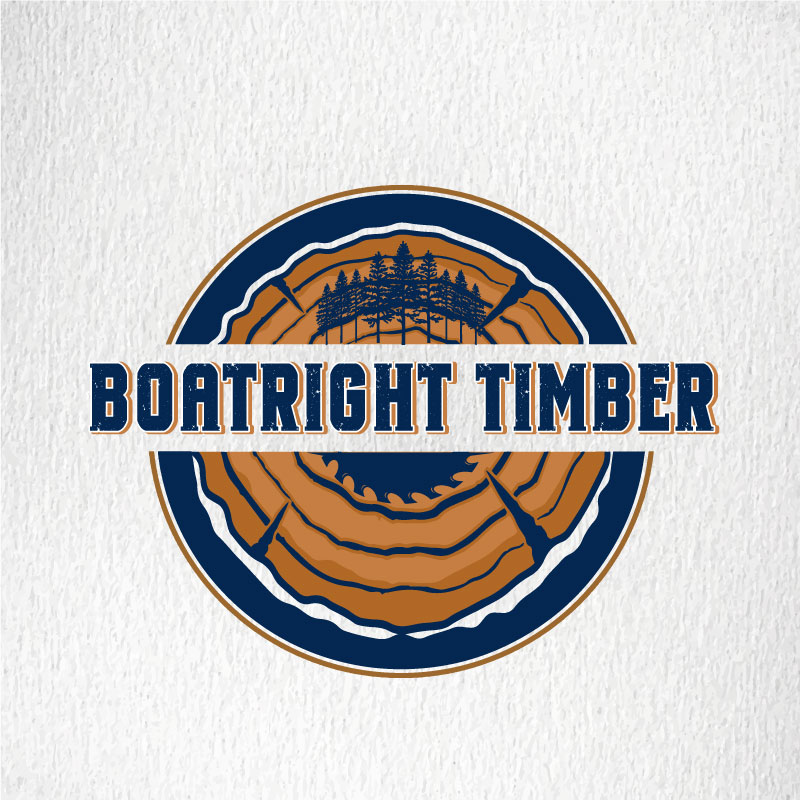 Logo Design by techteam761 for Boatright Timber | Design #34641052