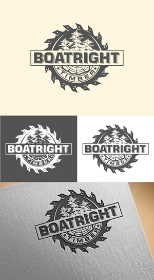 Logo Design by Imran_me for Boatright Timber | Design: #34639959