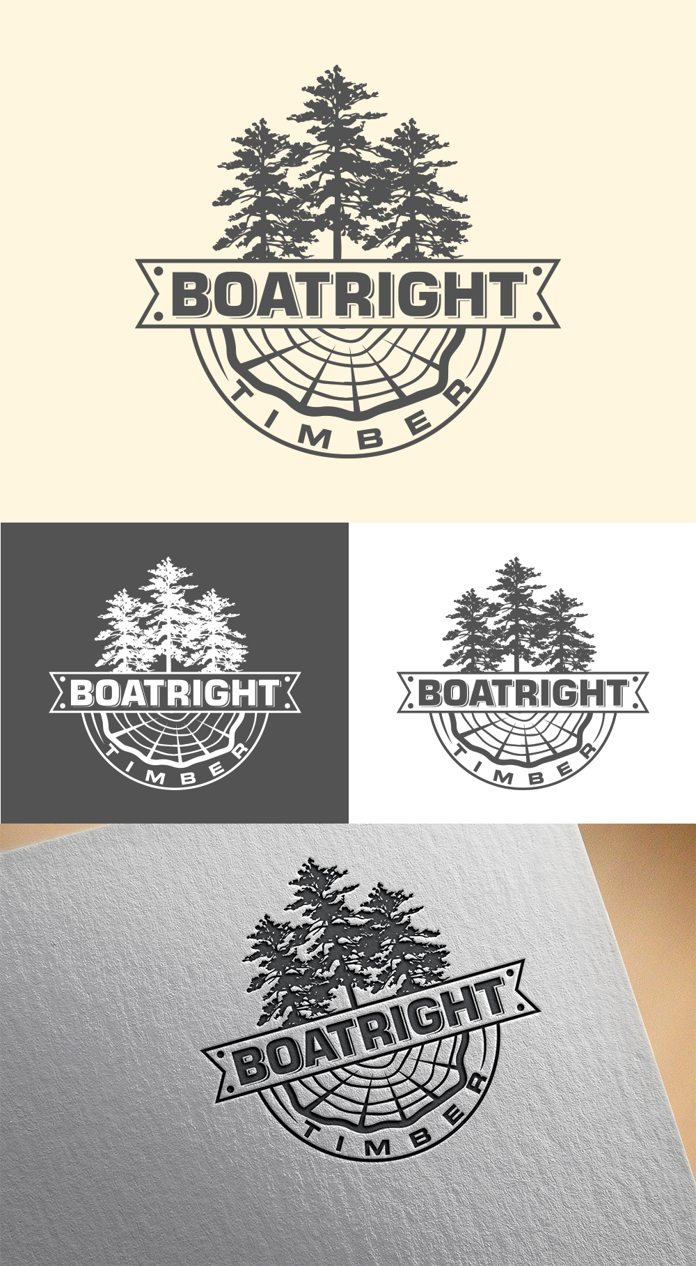 Logo Design by Imran_me for Boatright Timber | Design #34640349